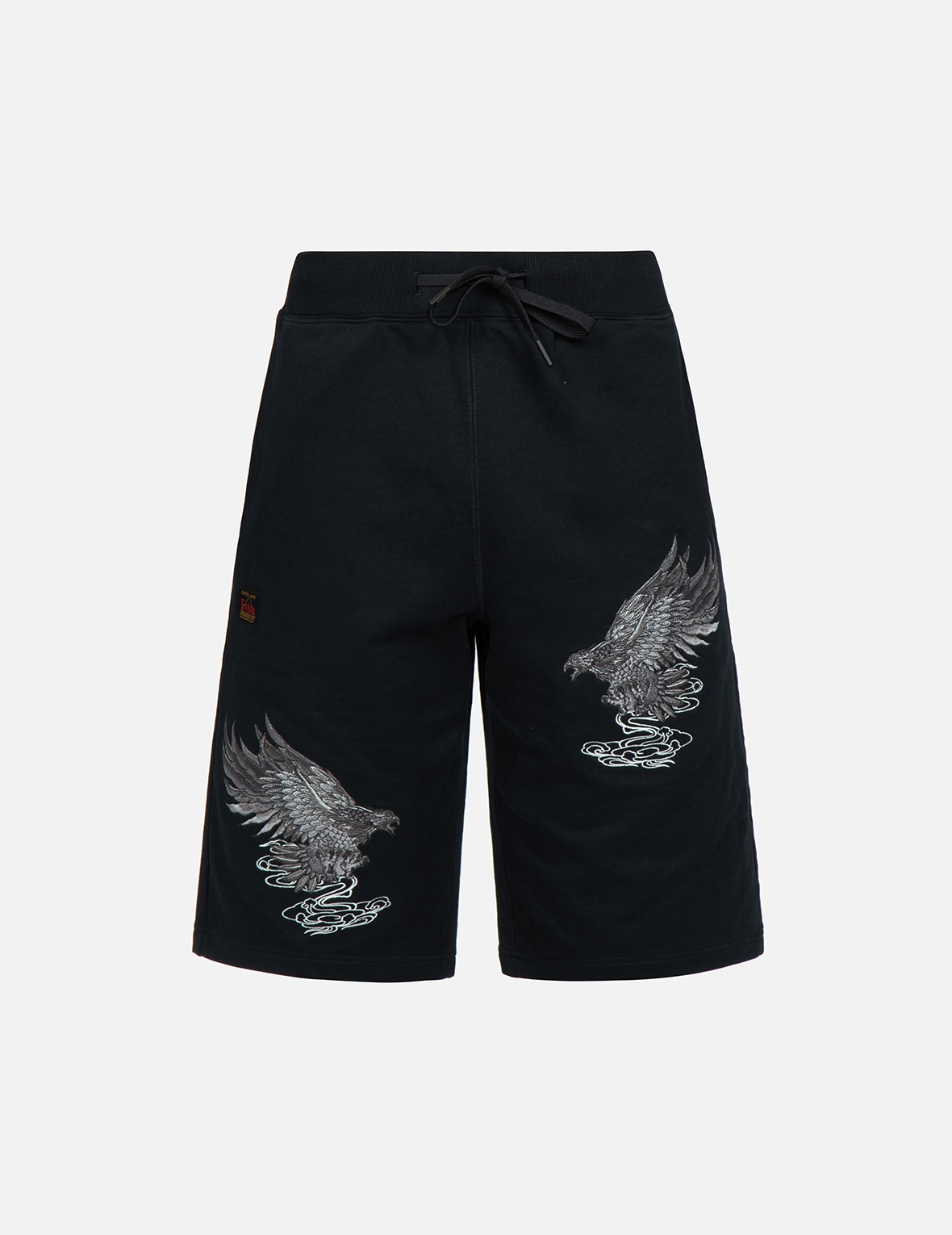EAGLE EMBROIDERY SWEAT SHORTS - 1