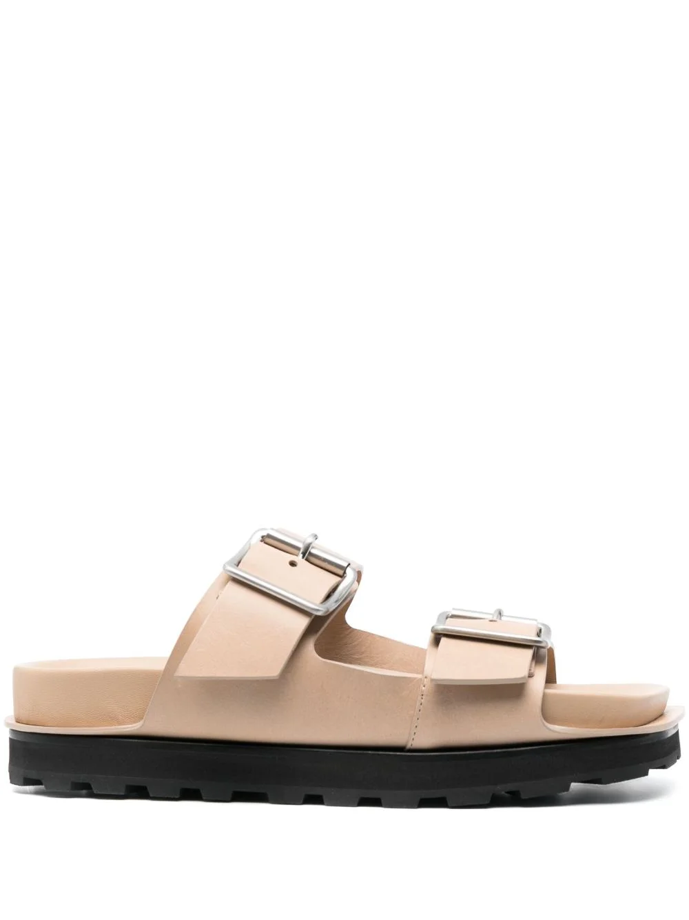 double buckle-fastening sandals - 1