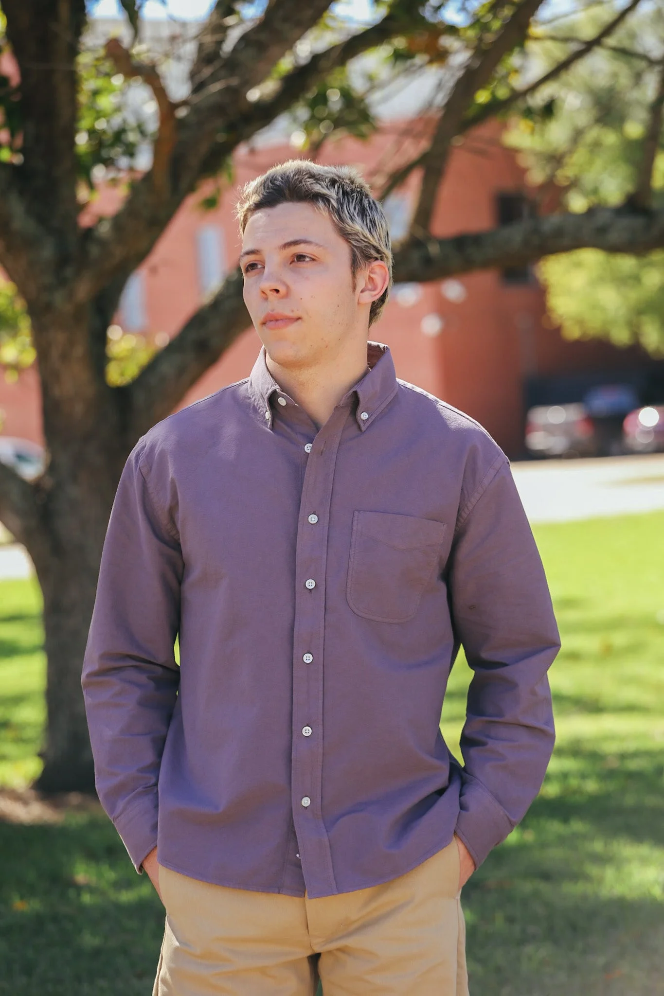 BIG OXFORD - DUSTY PURPLE - 1