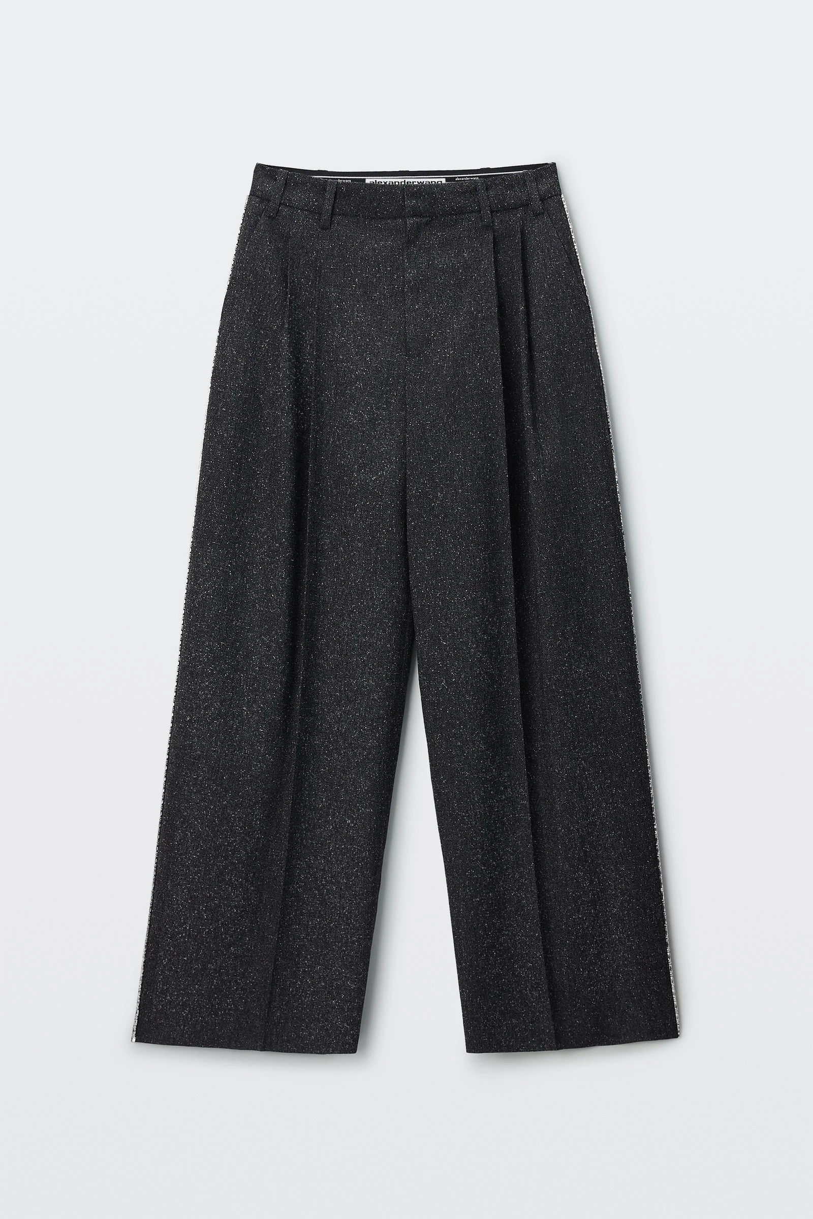 tweed crystal trim pant - 1