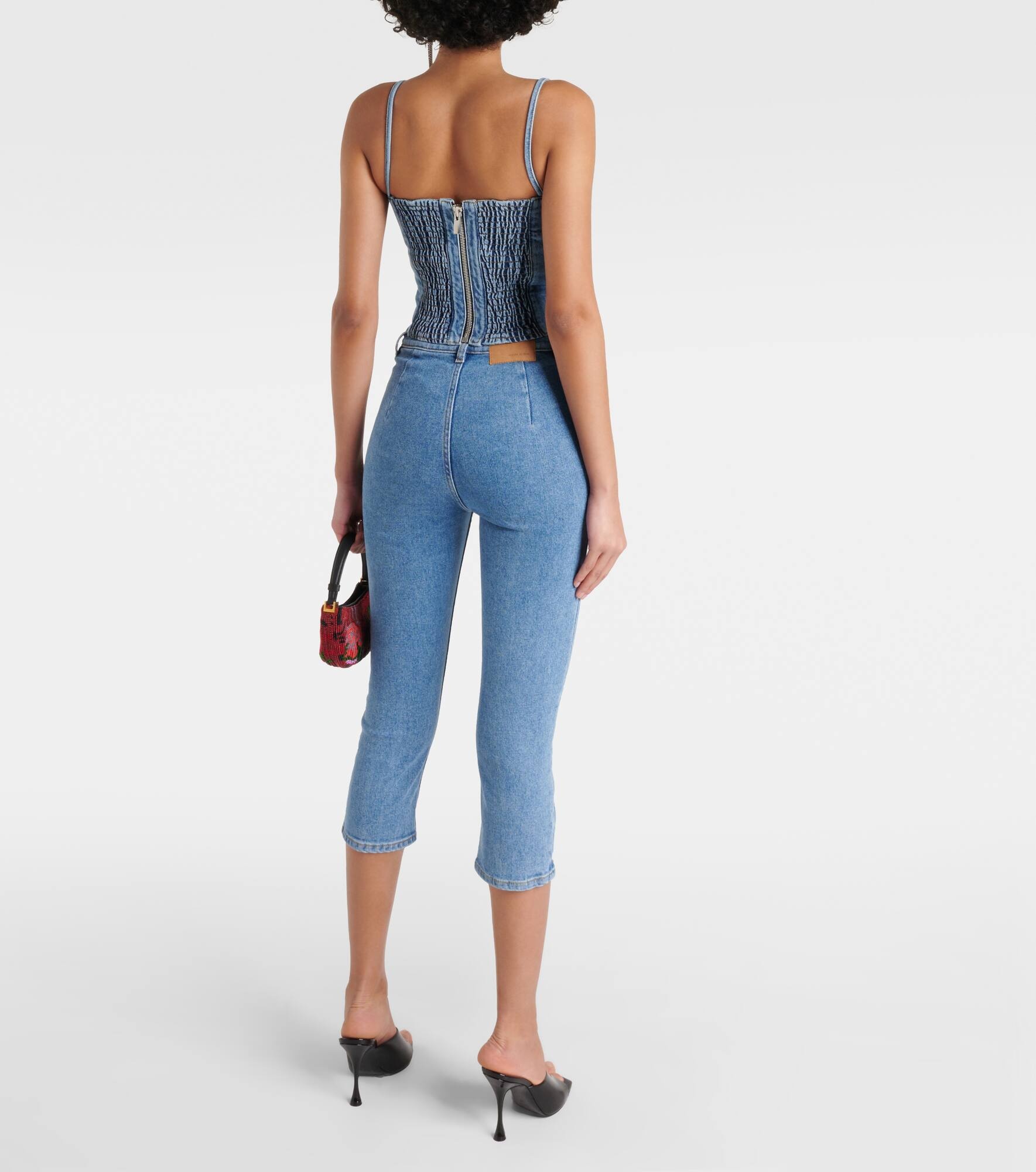 Corset denim top - 3