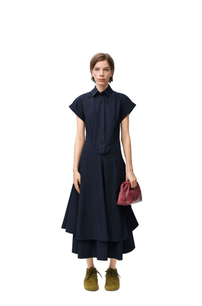 Loewe Double layer dress in cotton outlook