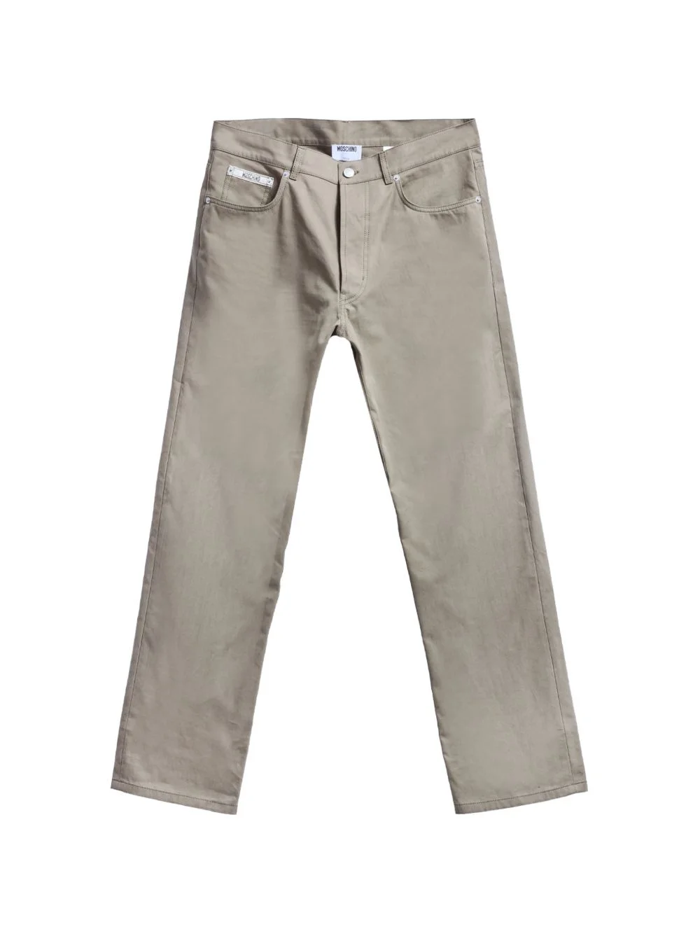logo-patch five-pocket jeans - 1