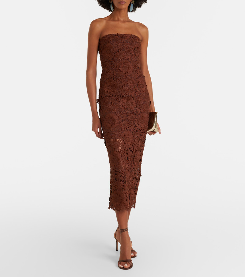 ROTATE Floral lace corset dress outlook