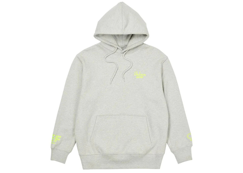 PALACE Palace x Rapha EF Education First Hoodie Grey Marl outlook