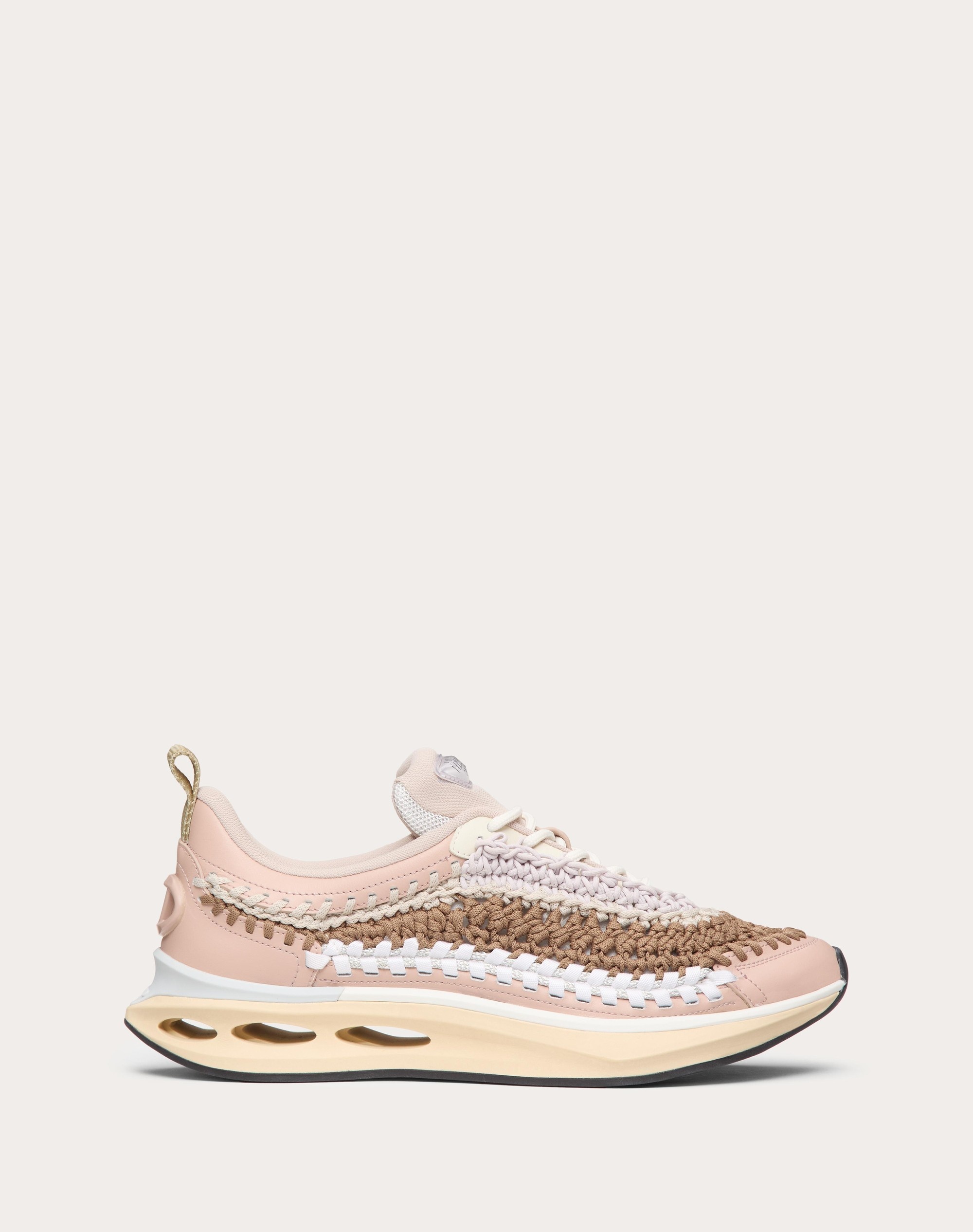 VLOGO EASYKNOT SNEAKER IN WOVEN FABRIC - 1
