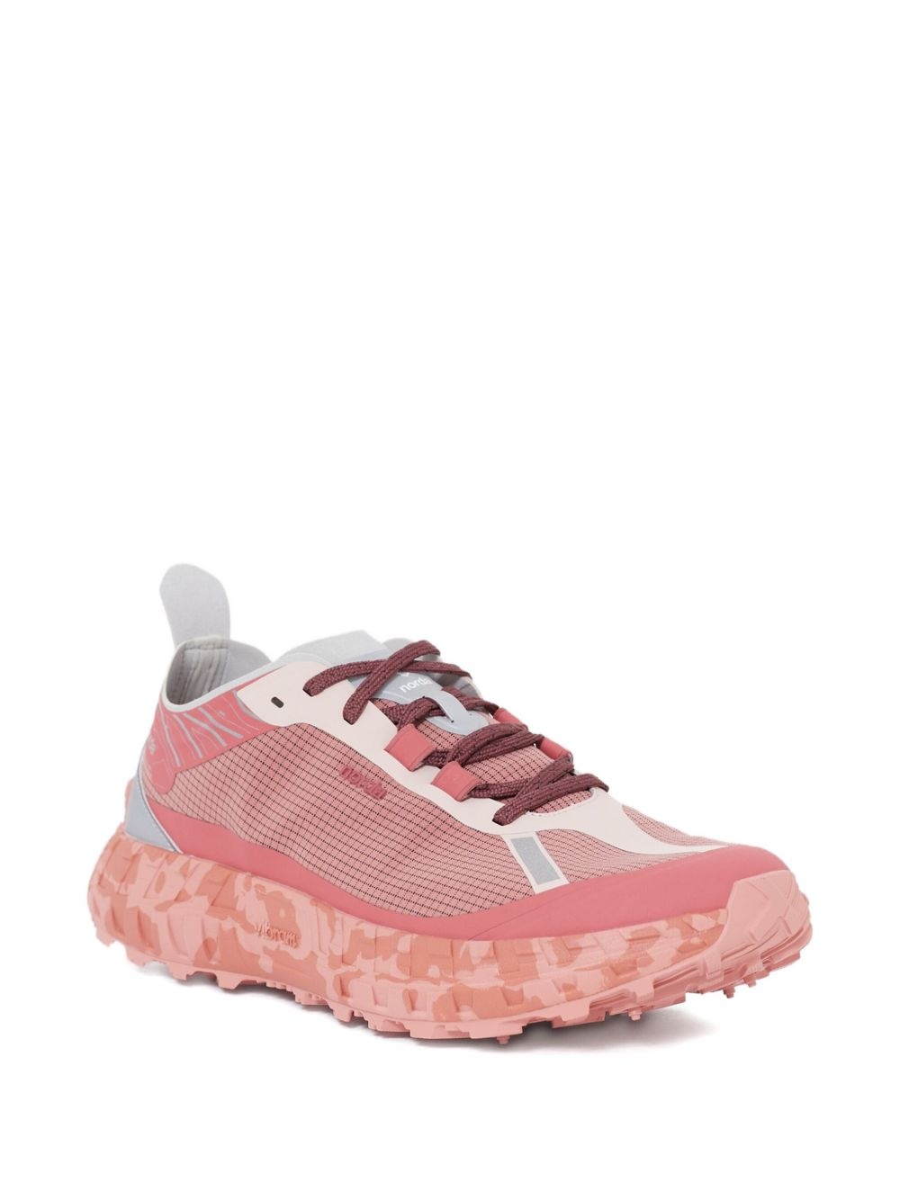 001 mesh-panel sneakers - 2