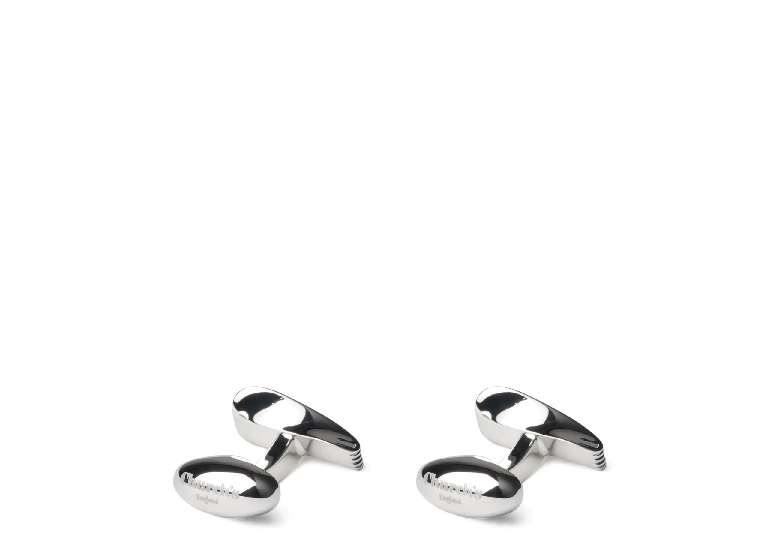 Wave cufflink
Rhodium Plated Wave Silver - 2