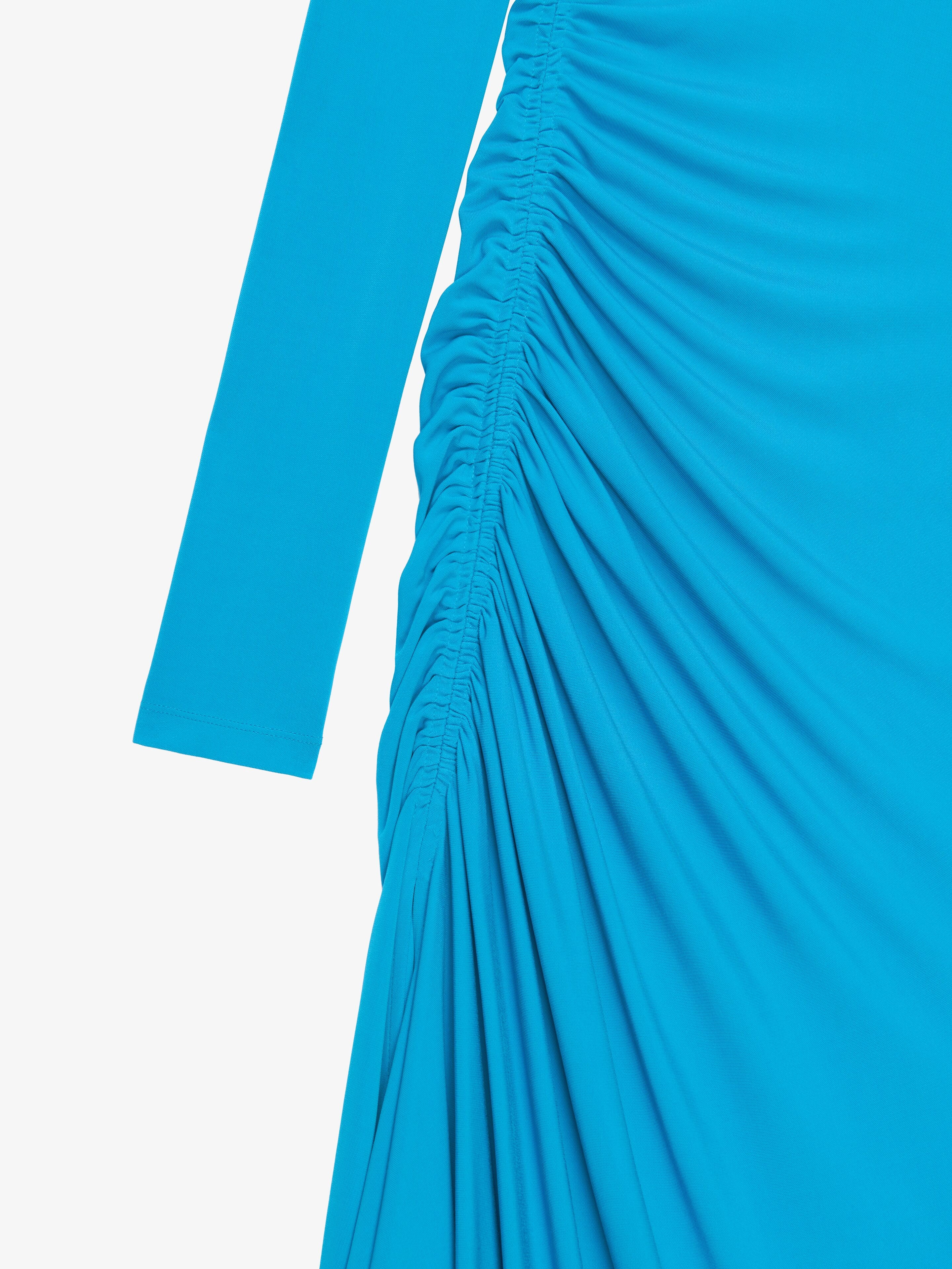 DRAPED DRESS IN CREPE - 5