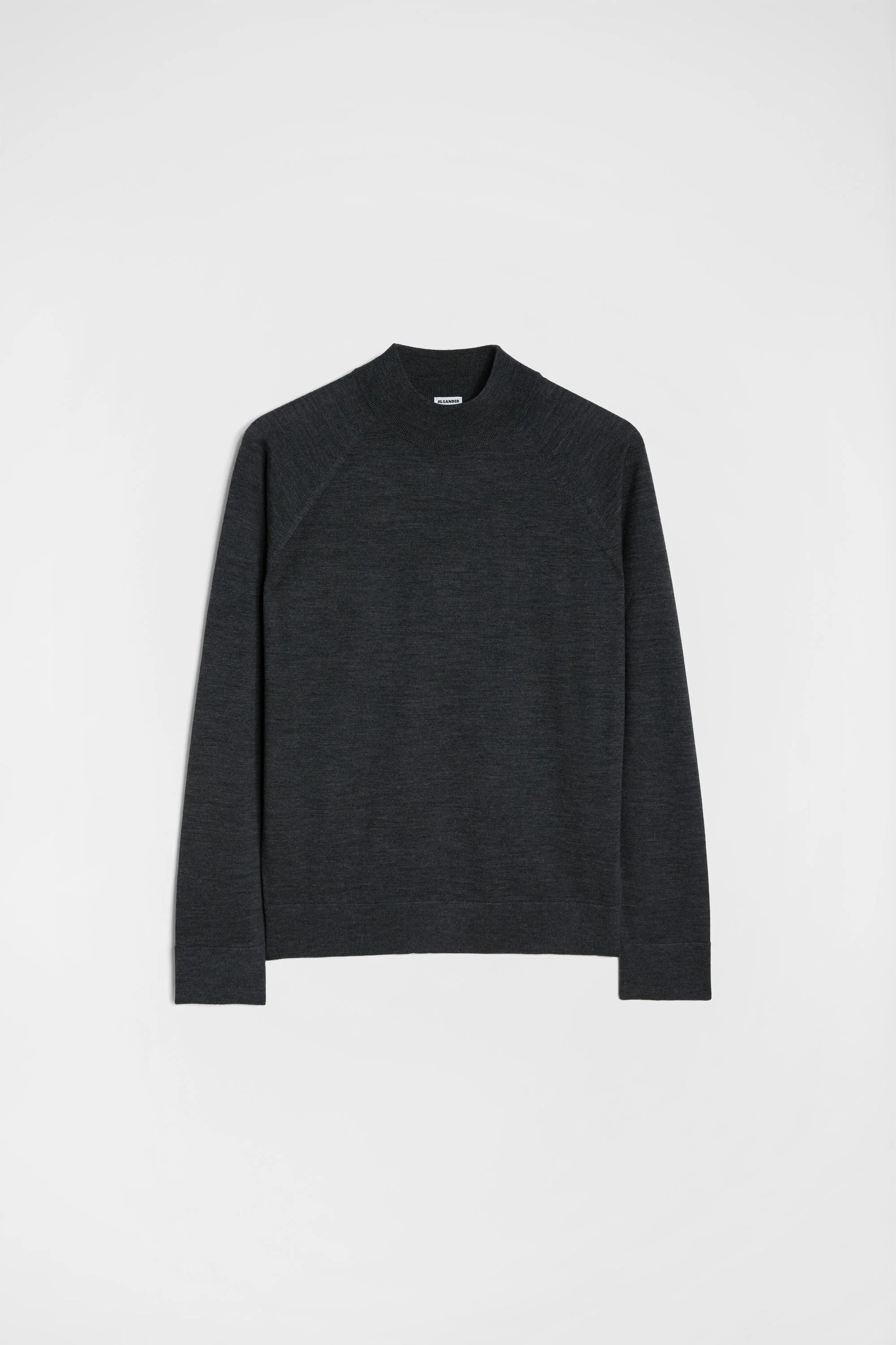 Lightweight Wool Mock-Neck Sweater - 1