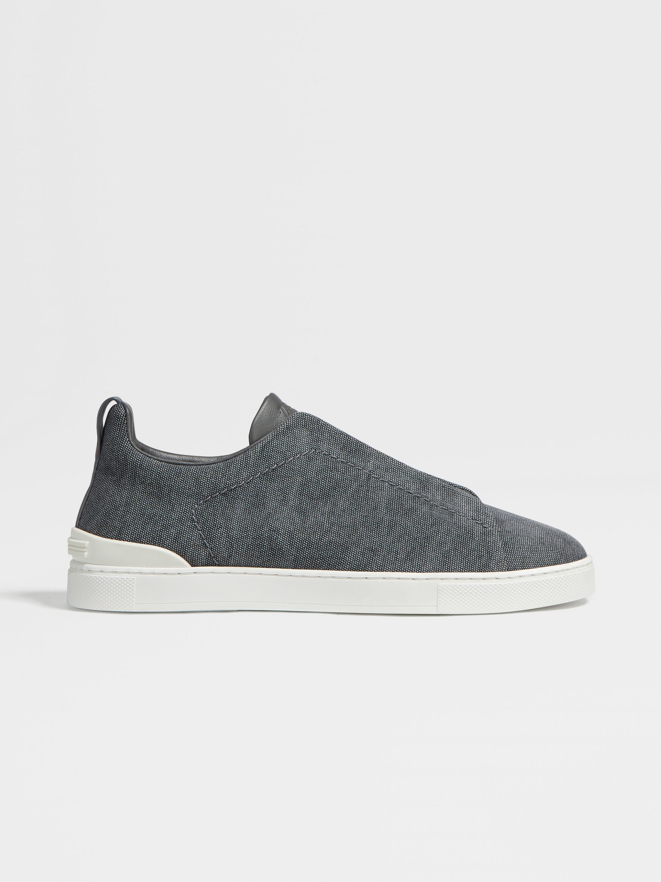 DARK TAUPE CANVAS TRIPLE STITCH™ SNEAKERS - 4