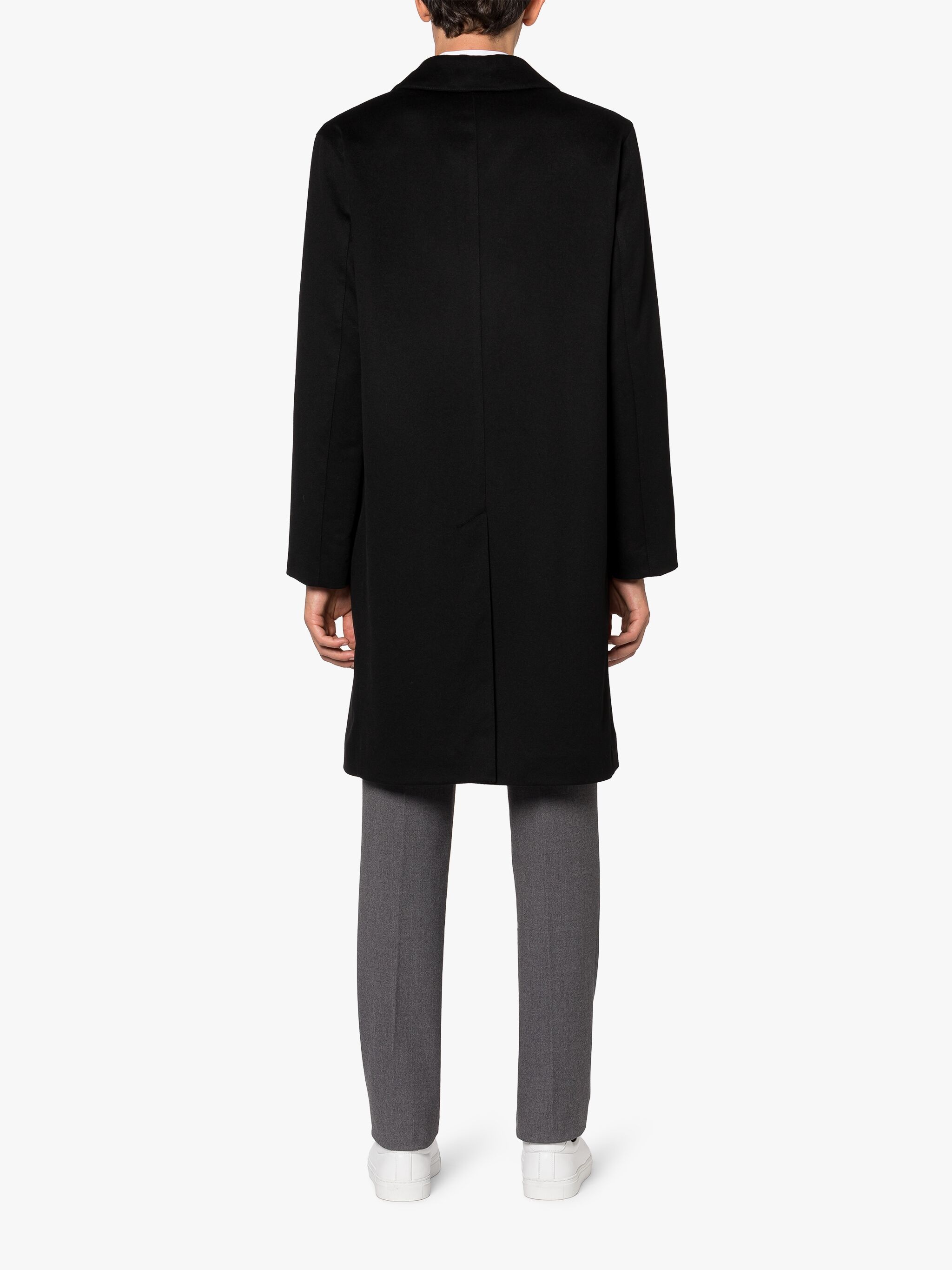 DUNKELD BLACK RAIN SYSTEM WOOL 3/4 COAT - 4
