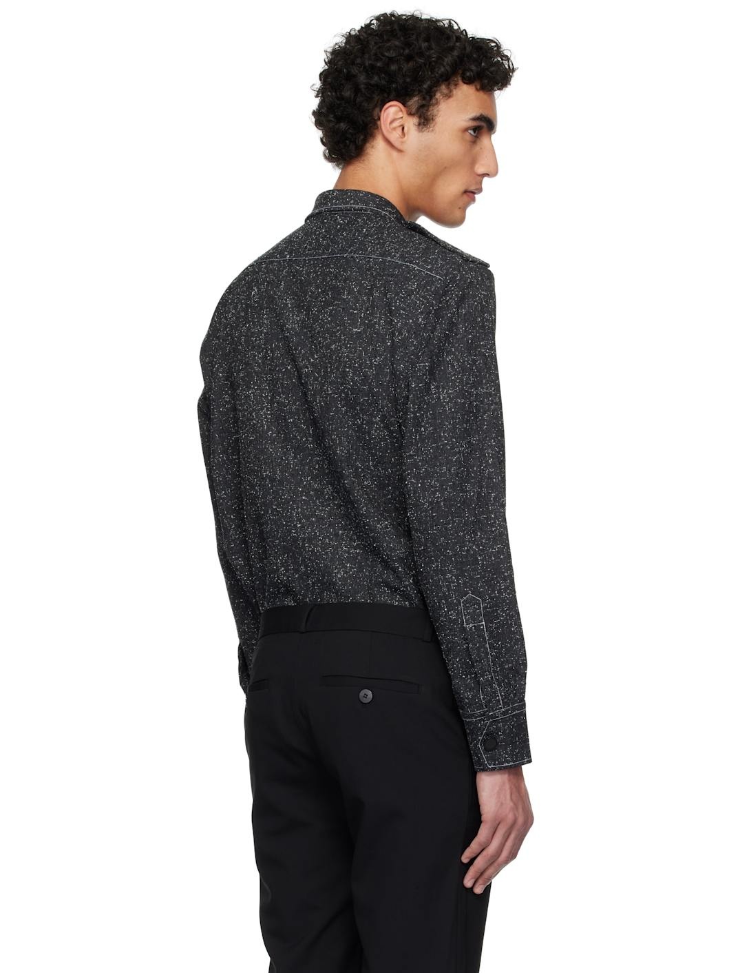 Gray Pocket Overshirt - 3