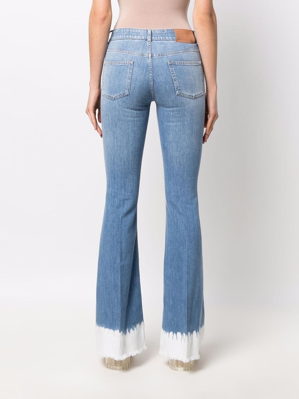 70's  dip dye flared jeans - 4
