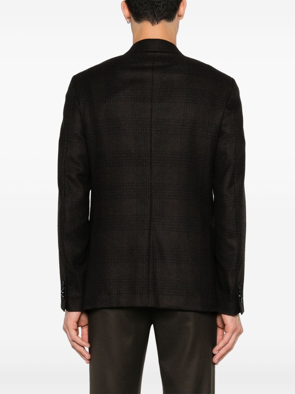 checked blazer - 4