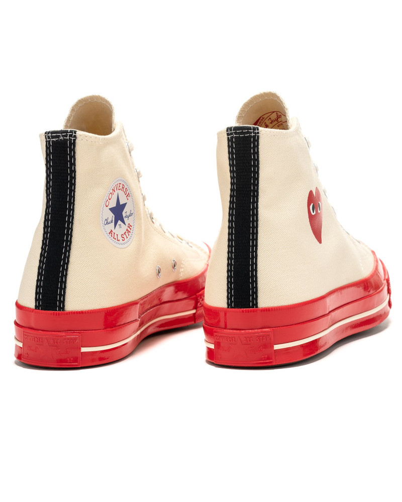 Comme Des Garçons X CONVERSE CHUCK 70 HI RED SOLE PRESTINE outlook