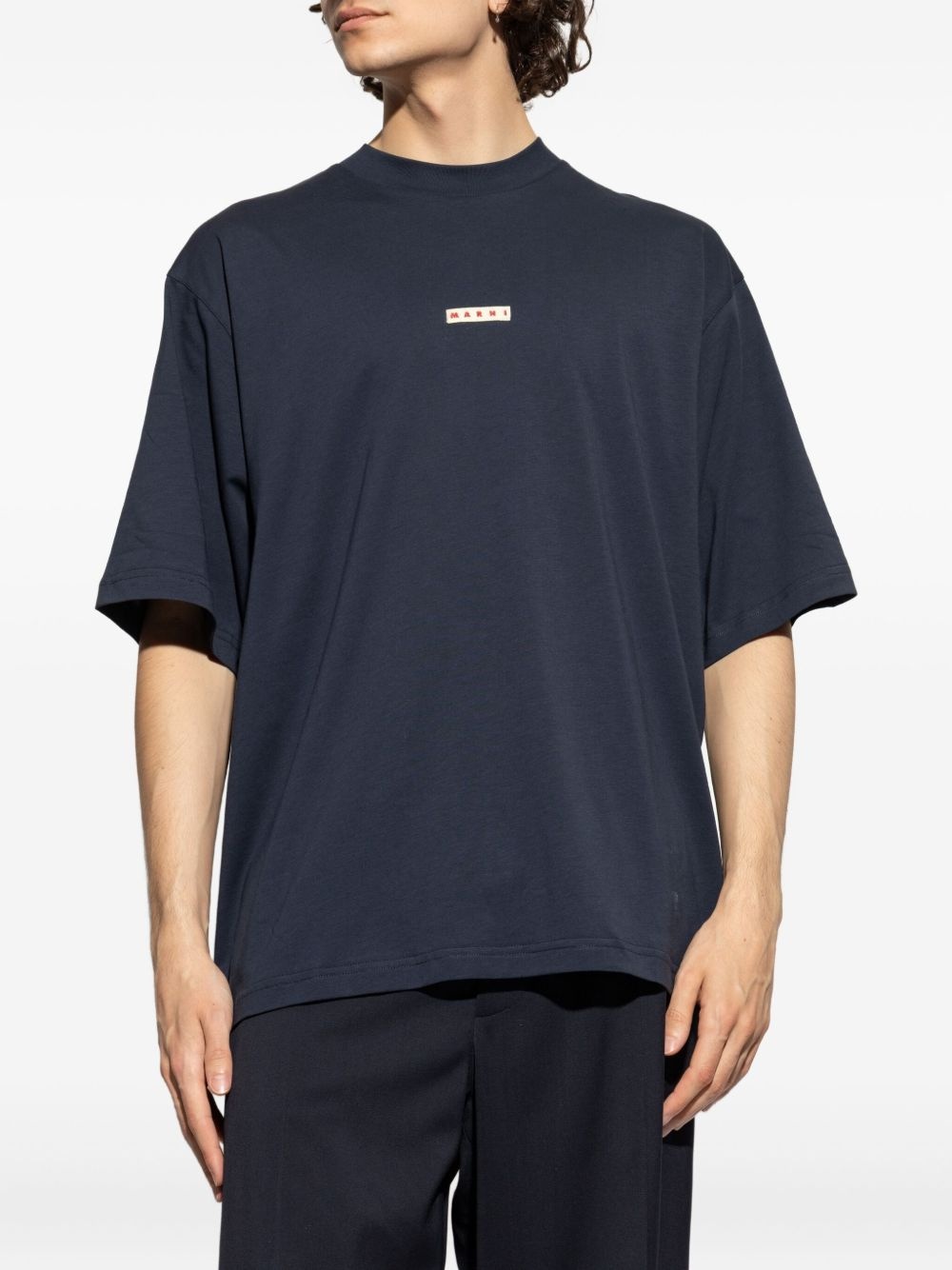 crew-neck logo T-shirt - 3