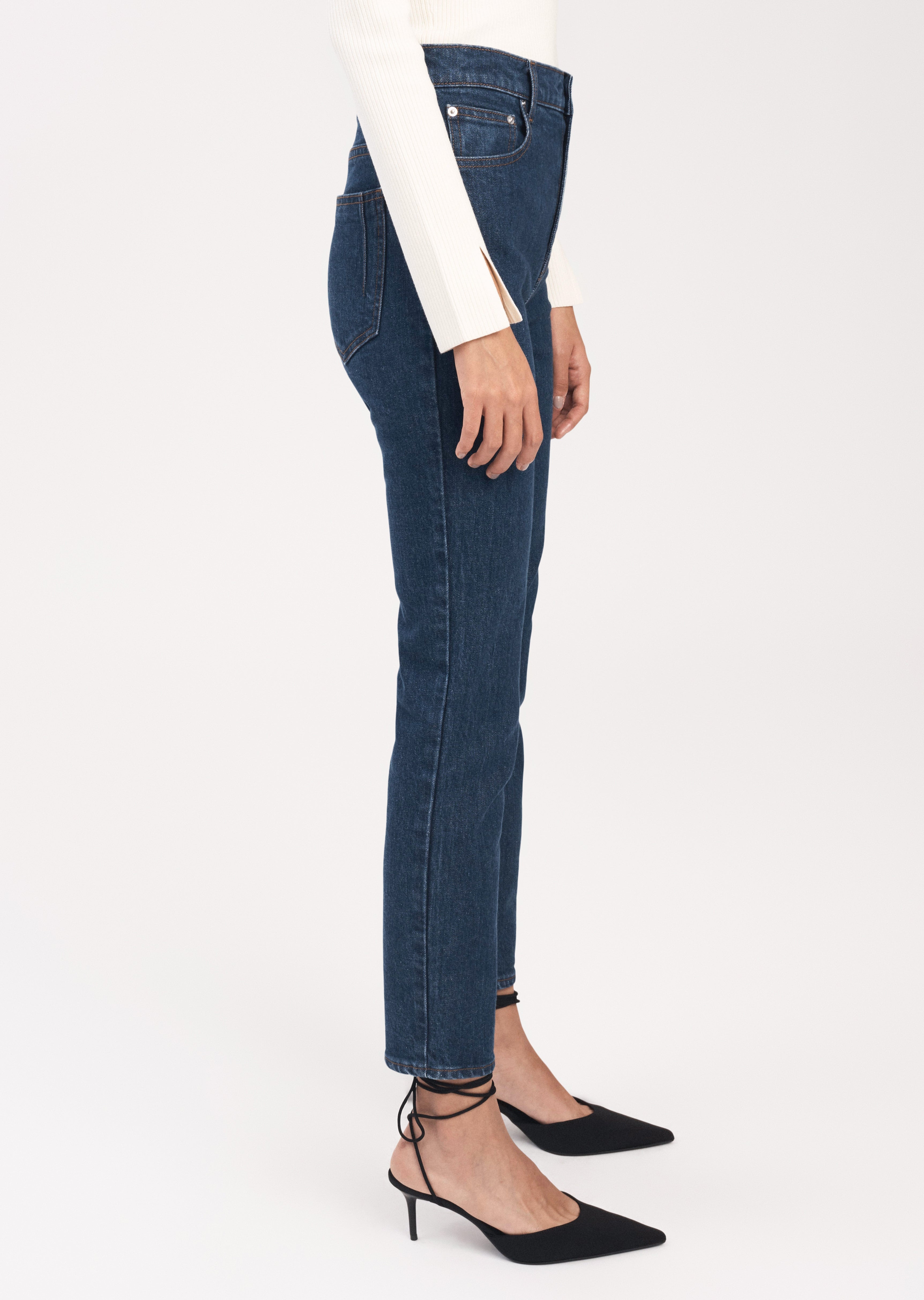 EDEN 5 POCKET SLIM STRAIGHT LEG JEAN - 3