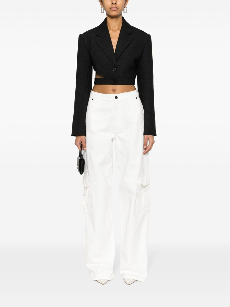 THE MANNEI Melas high-waisted cargo jeans outlook