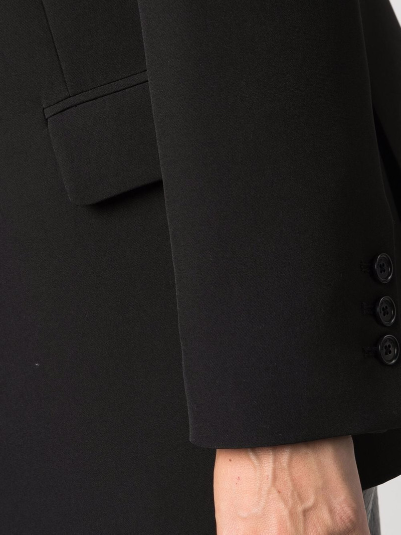 logo patch tailored blazer 5