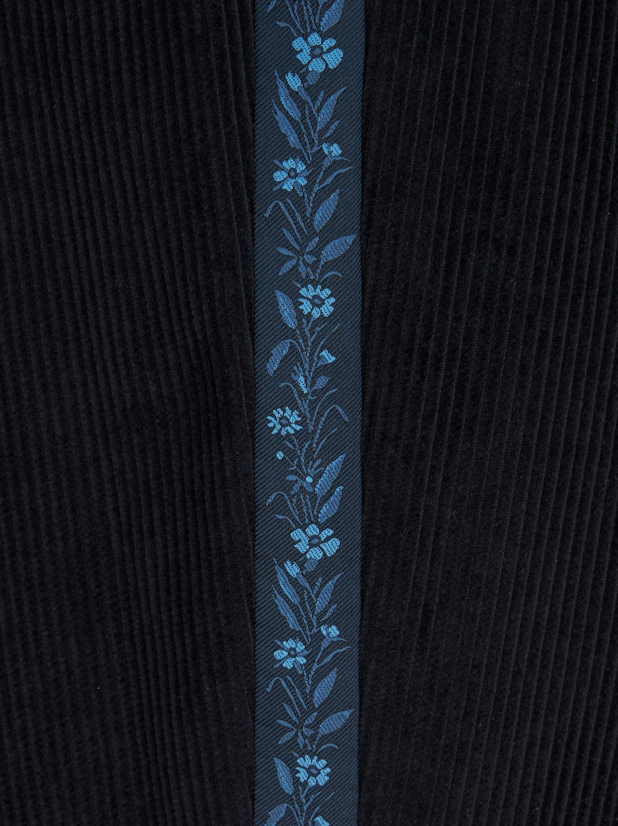 COTTON VELVET TROUSERS WITH BAND - 6