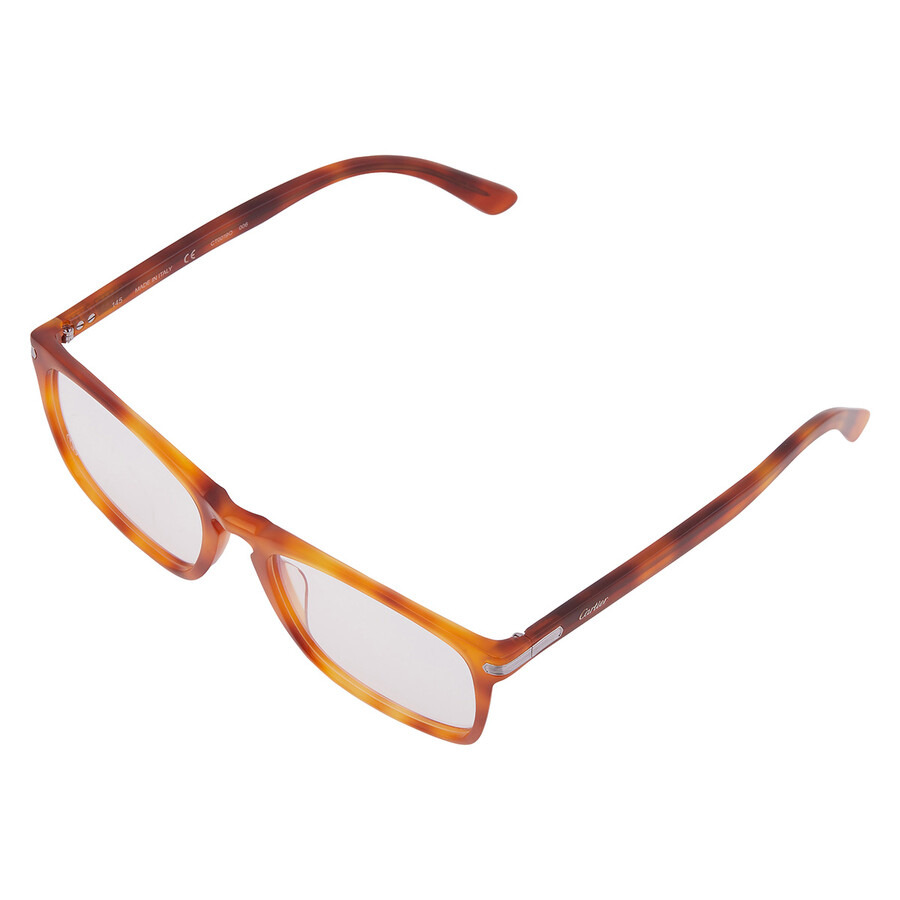 Cartier Demo Rectangular Men's Eyeglasses CT0019O 006 55 - 3