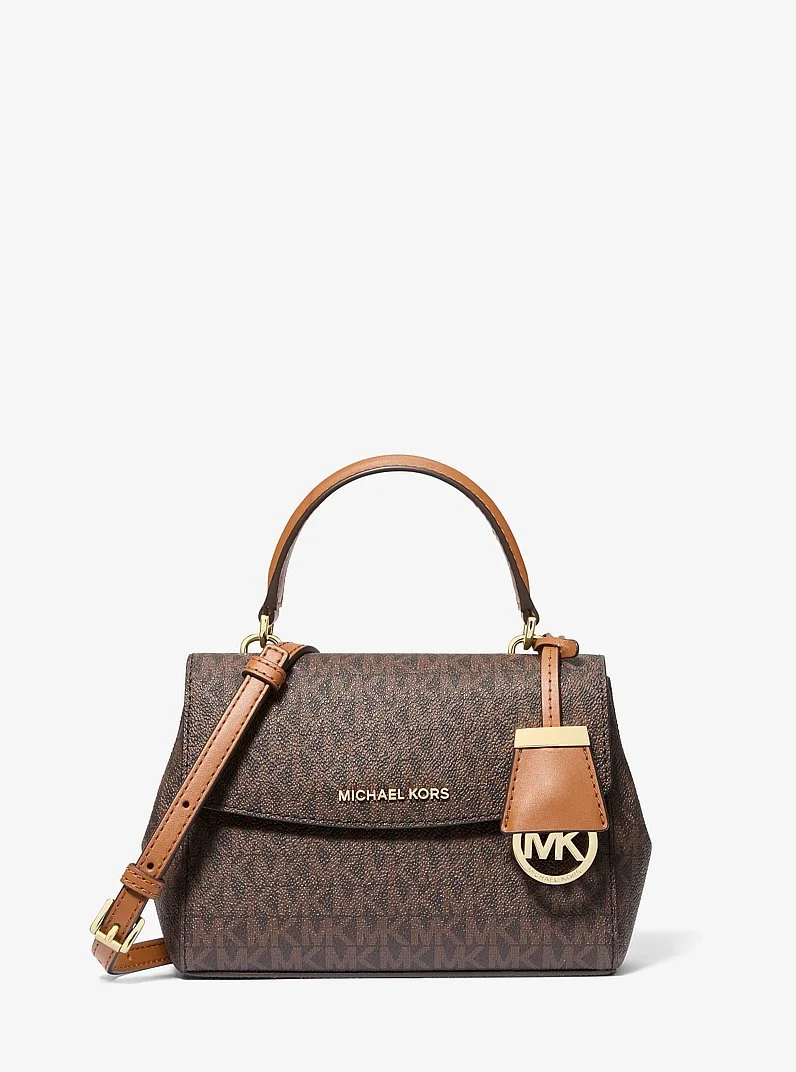 Ava Extra-Small Signature Logo Crossbody Bag - 1