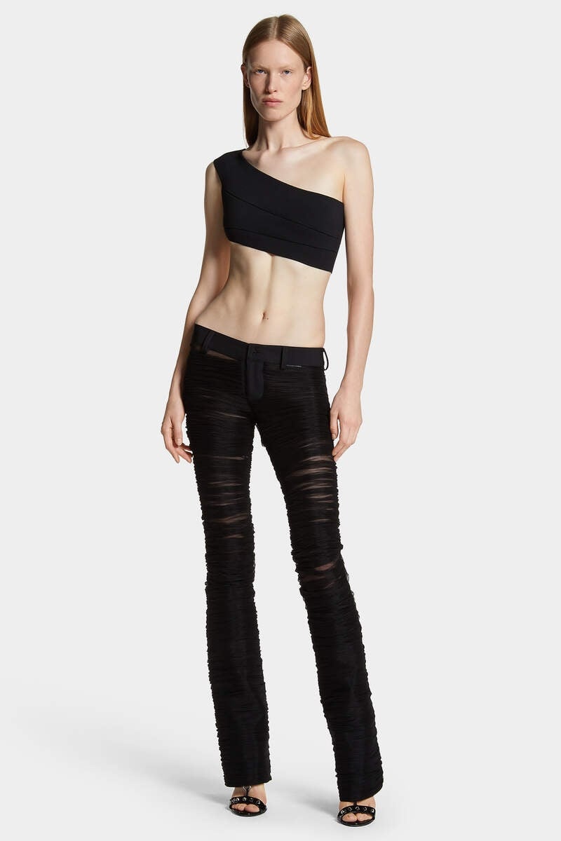 ONE SEAM DRAPED SEXY PANT - 3