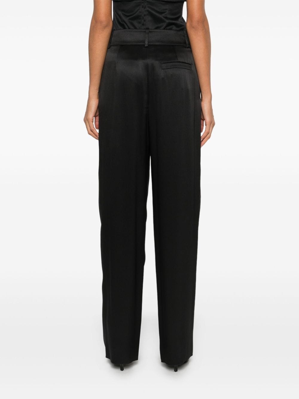 silk tailored trousers - 4
