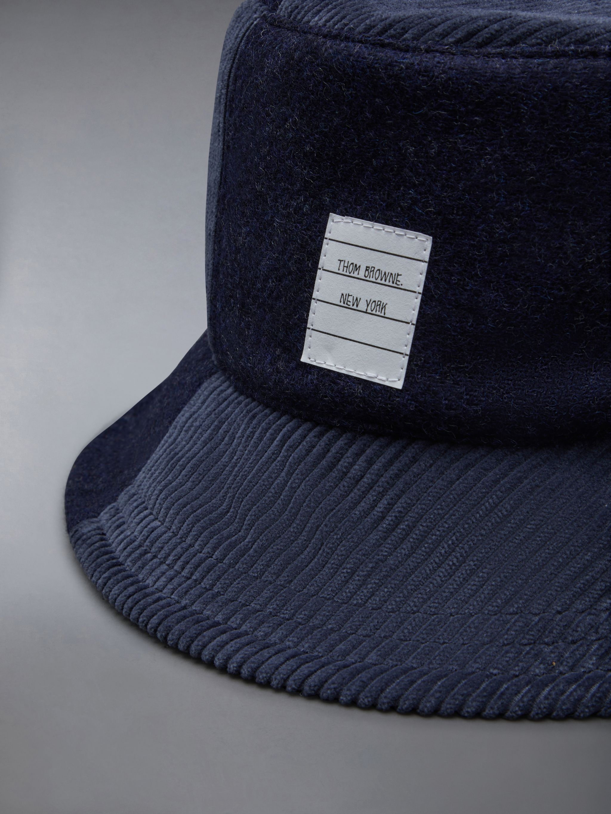 Thom Browne Fun-Mix Shetland Quartered Bucket Hat | thombrowne