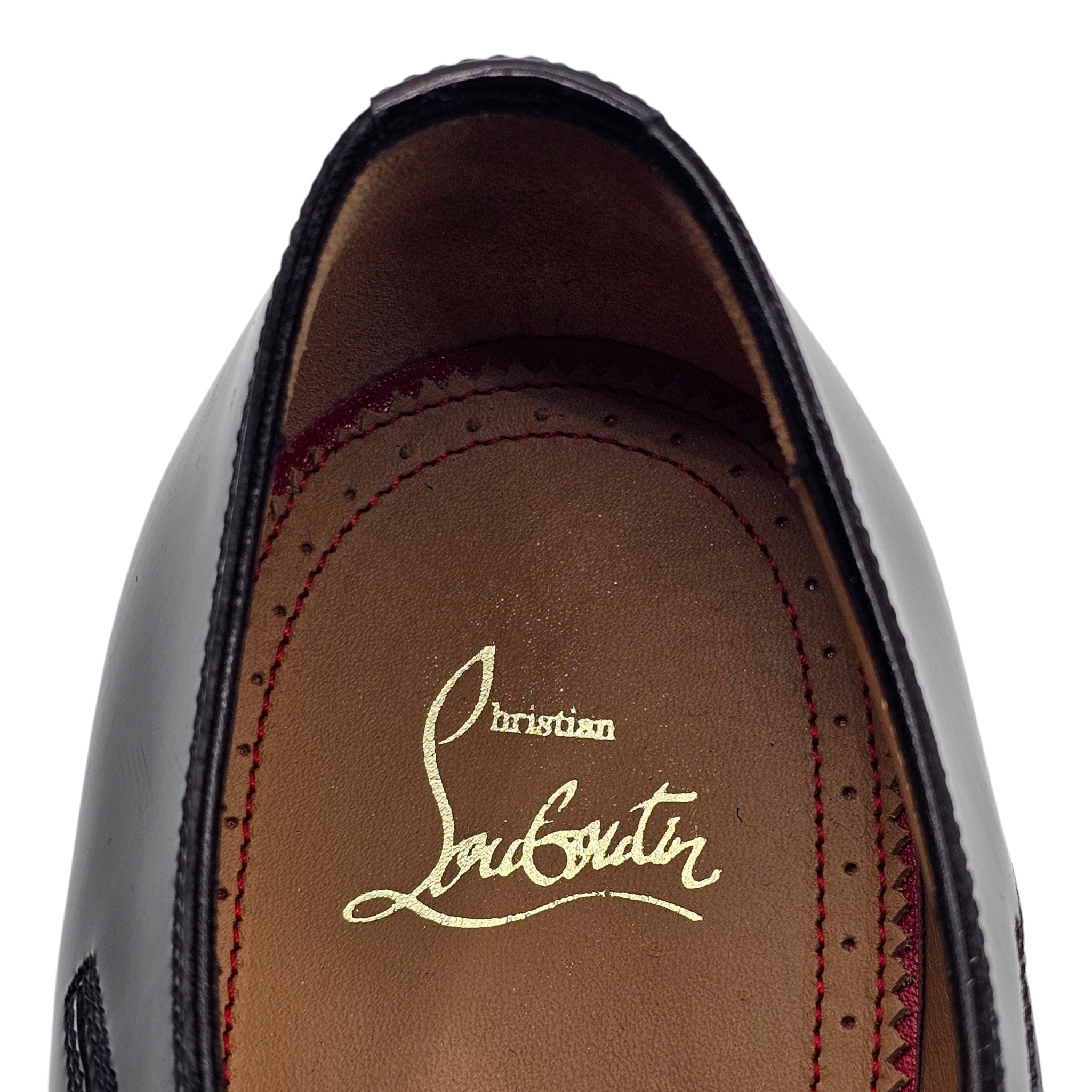 Christian Louboutin 2-tone Jazz Derby Shoes - Leather - Black/White - 41 - 6