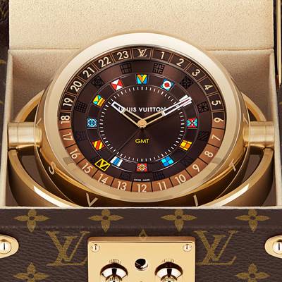 Louis Vuitton Trunk Table Clock outlook