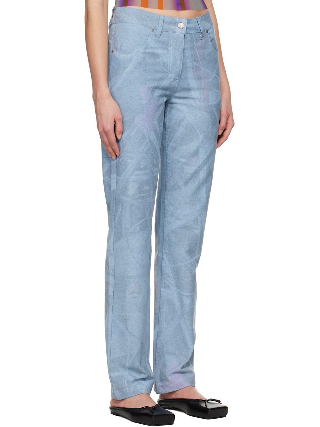Blue Scrap Yard Fitted Jeans - 2