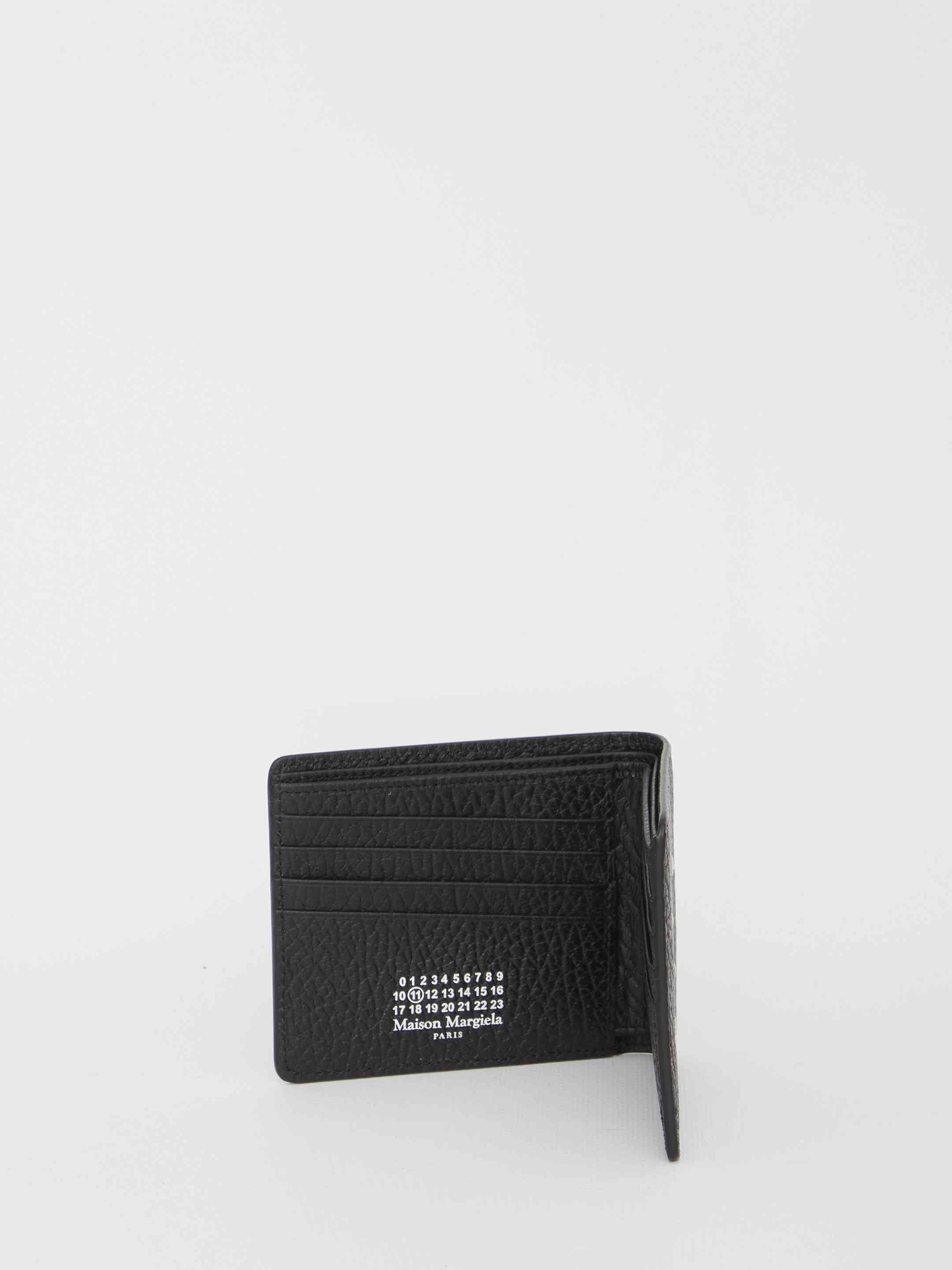 Maison Margiela Men Black Bi-Fold Wallet - 4