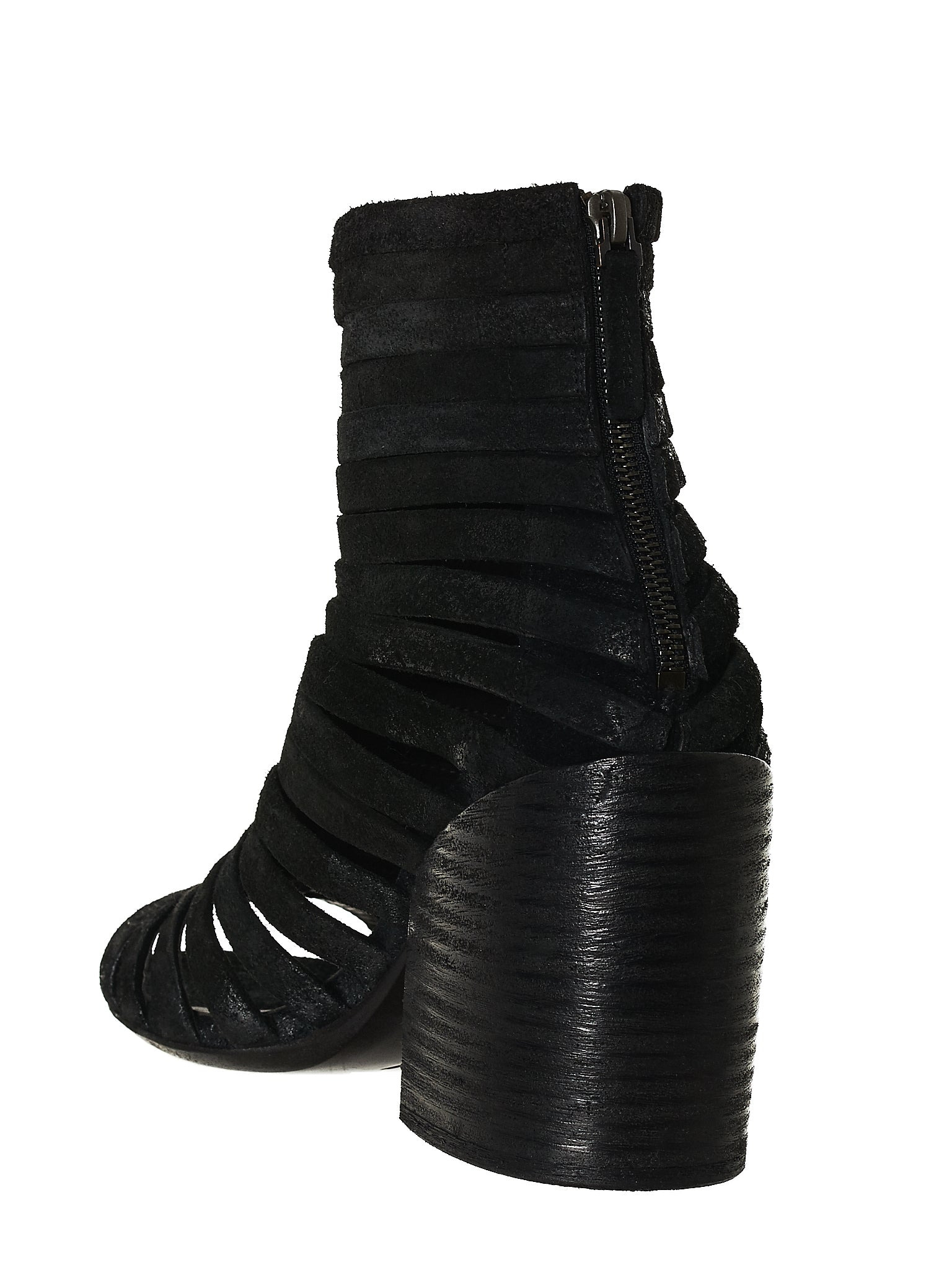 Stacked Leather Heels - 5