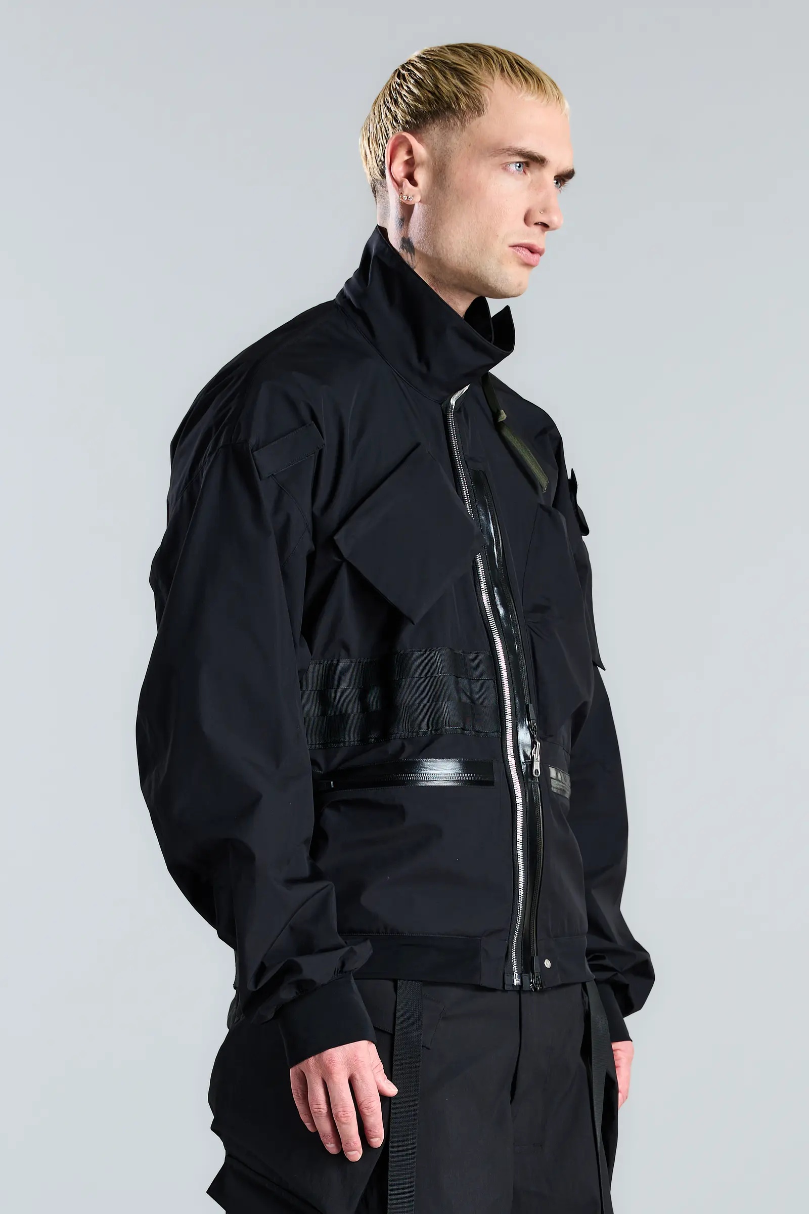 J123TS-WS 3L Windstopper® Tec Sys Interops Jacket Black - 31