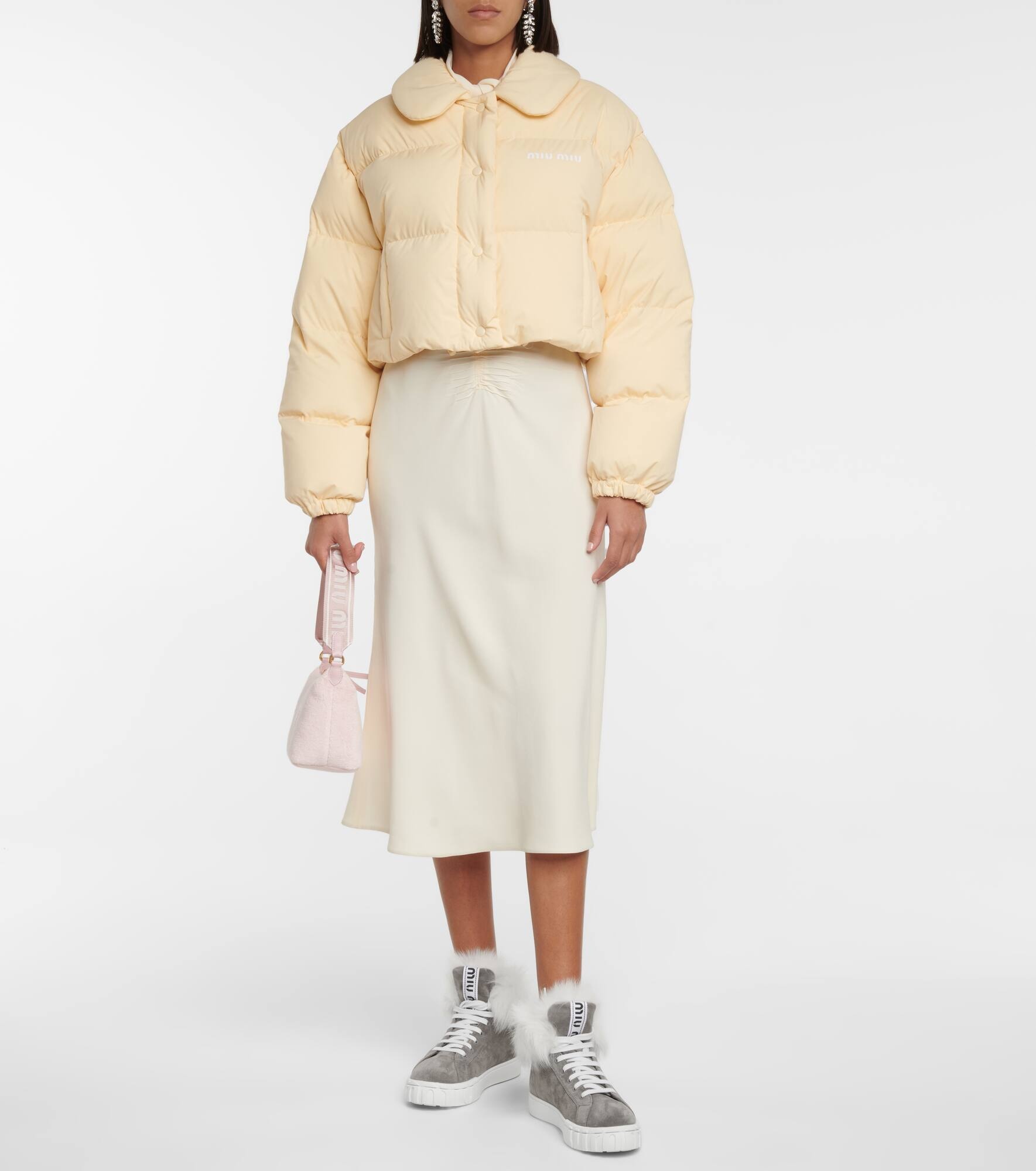 Shearling-lined suede sneakers - 2