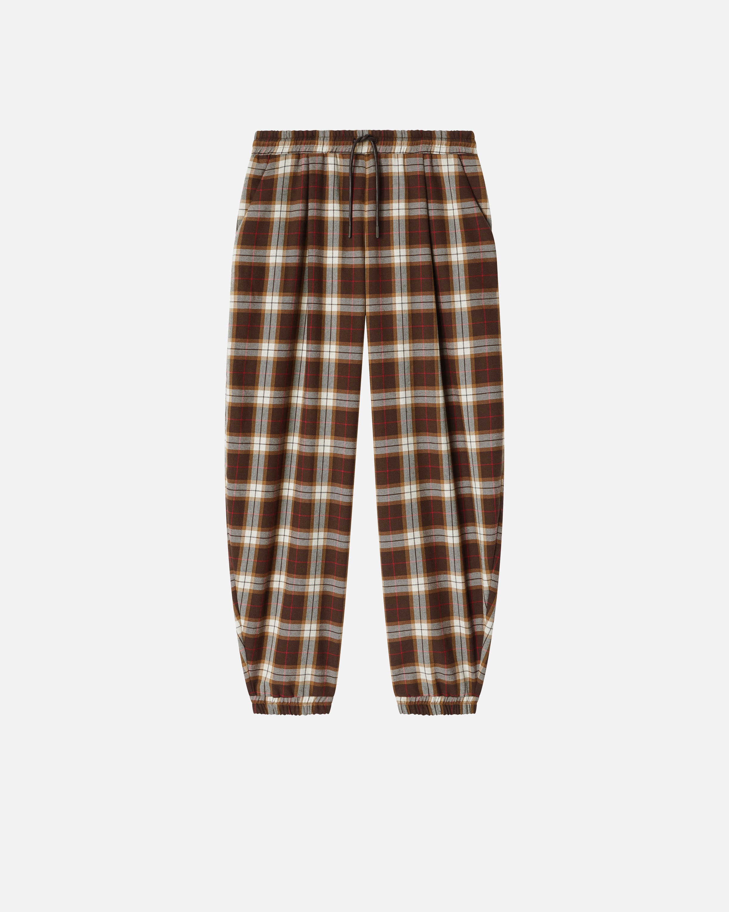 PLAID BALLOON TROUSERS - 1