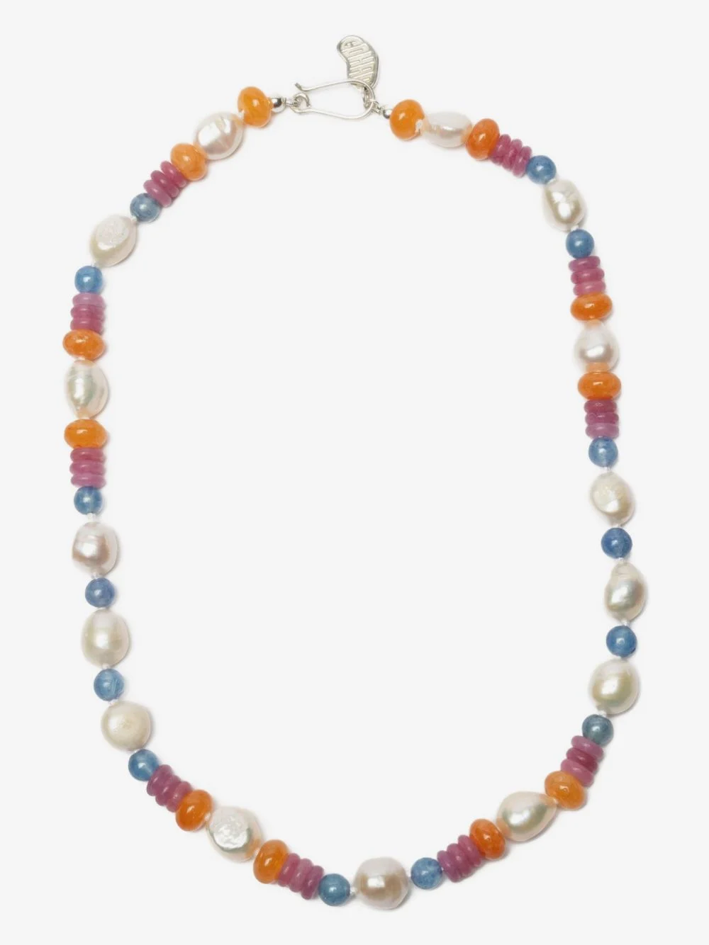 pearl-embellished necklace - 1