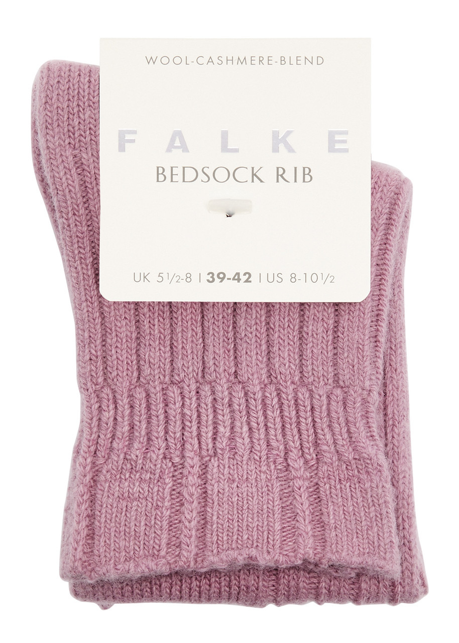 Bedsock Rib wool-blend socks - 2