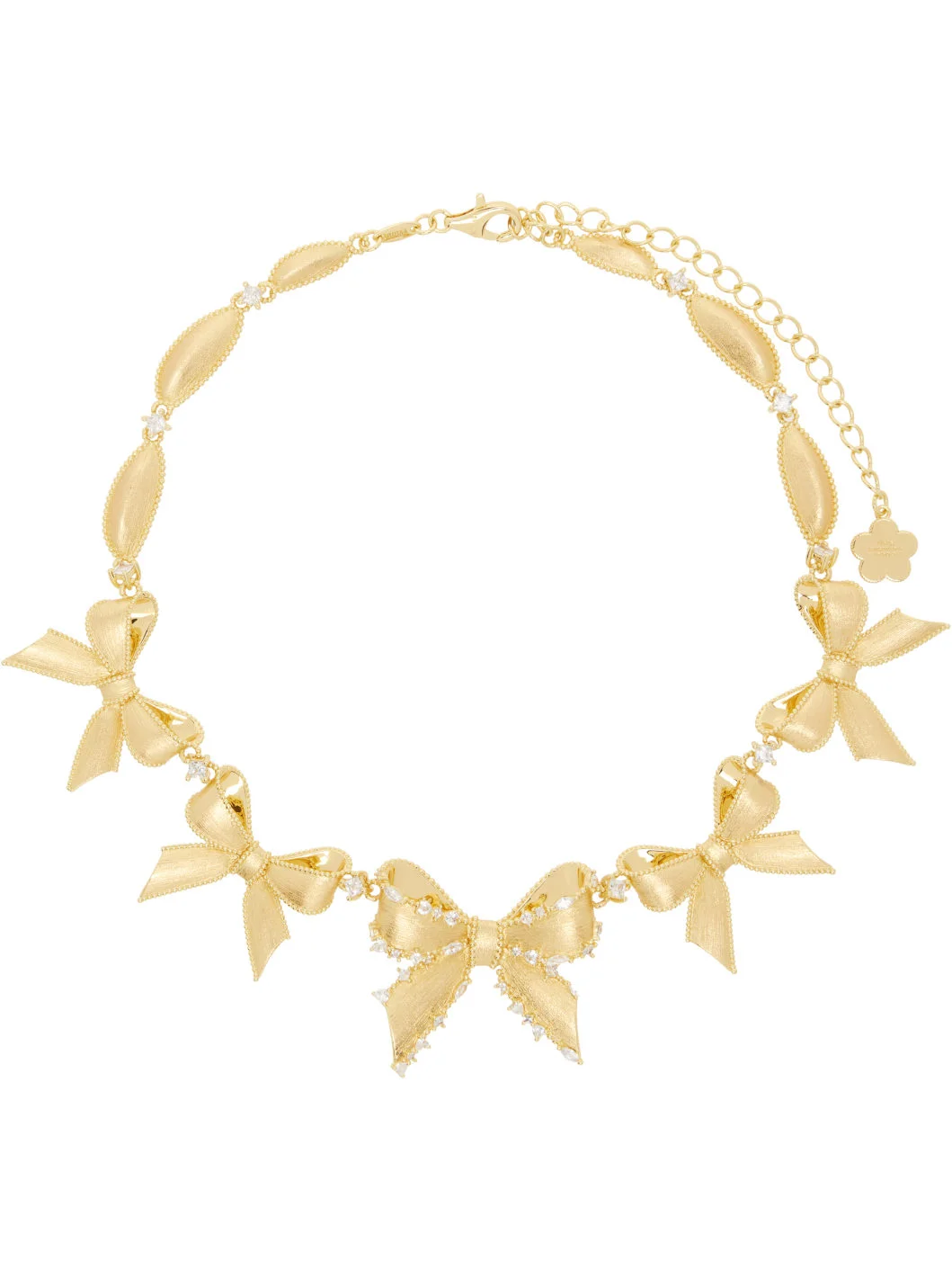 YVMIN Edition Metal Multi Bowknot Necklace - 1