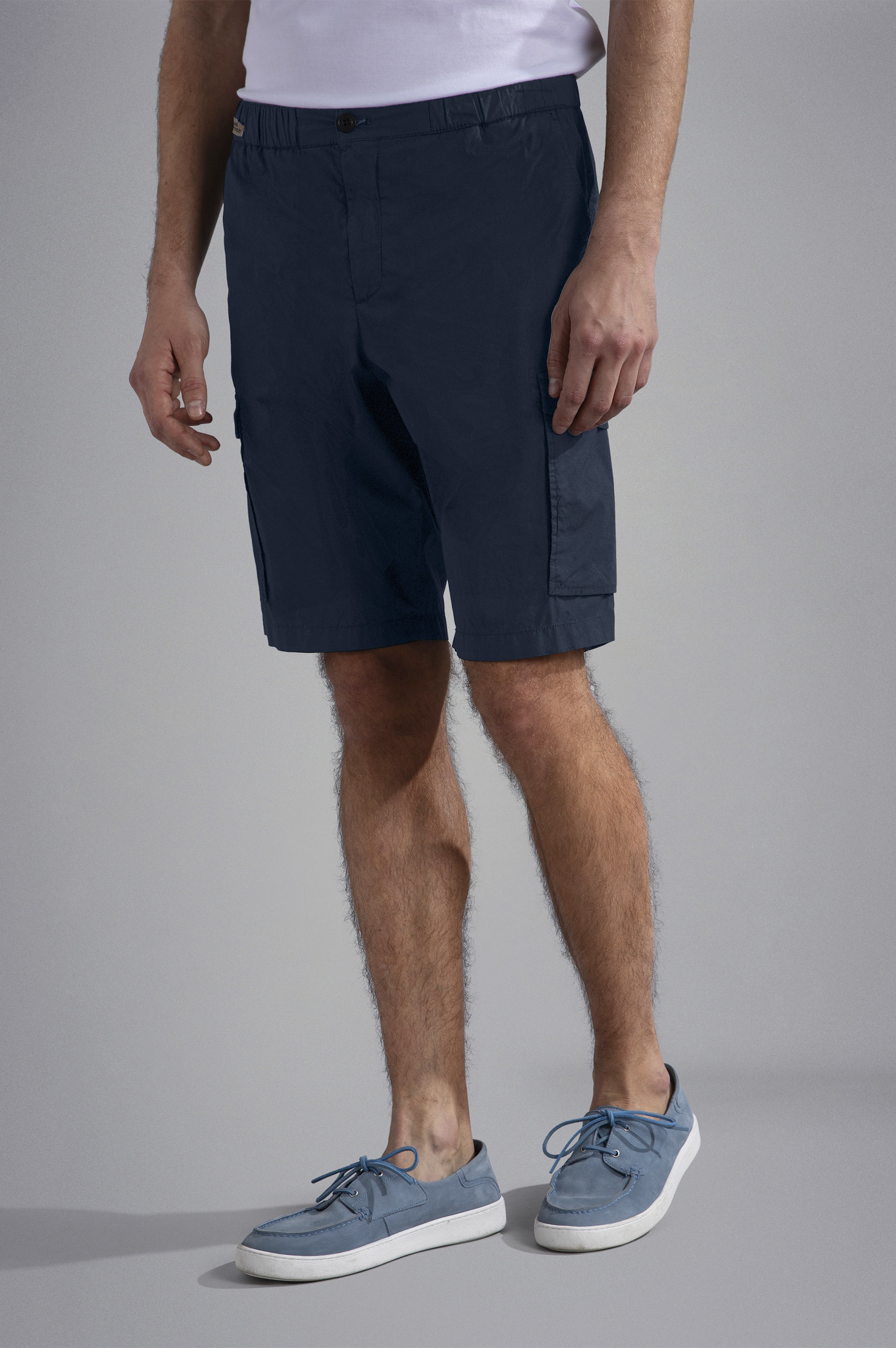 ULTRA-LIGHT POPLIN COTTON CARGO SHORTS - 6