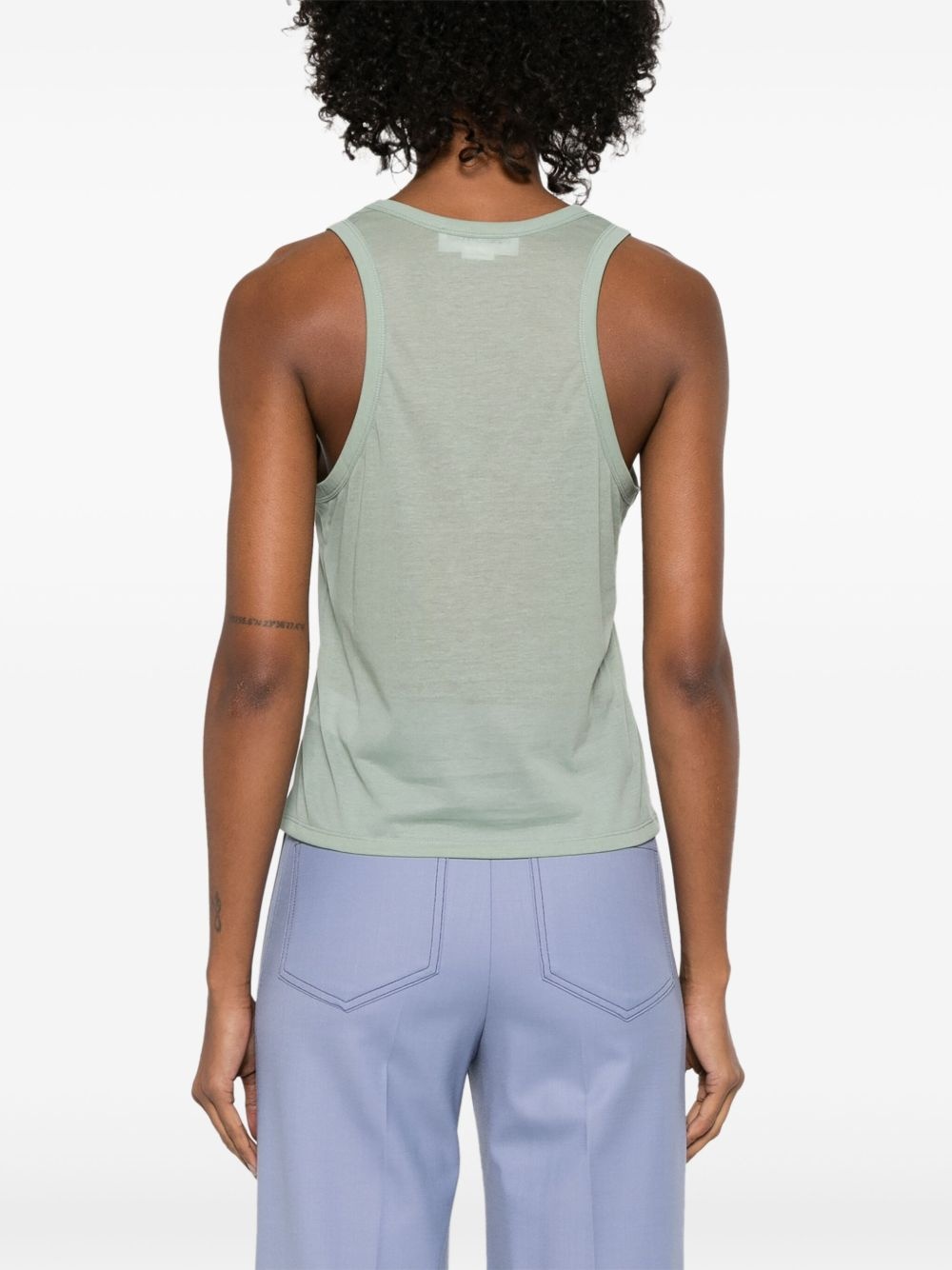 crepe tank top - 4