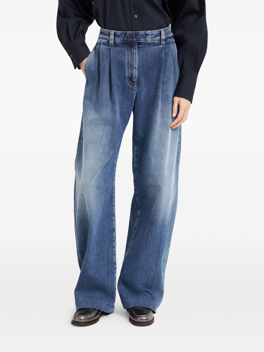 wide-leg jeans - 3