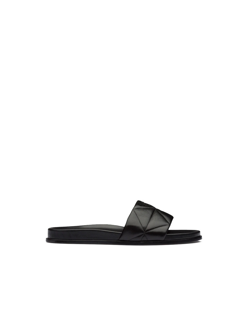 Prada Nappa leather slides outlook