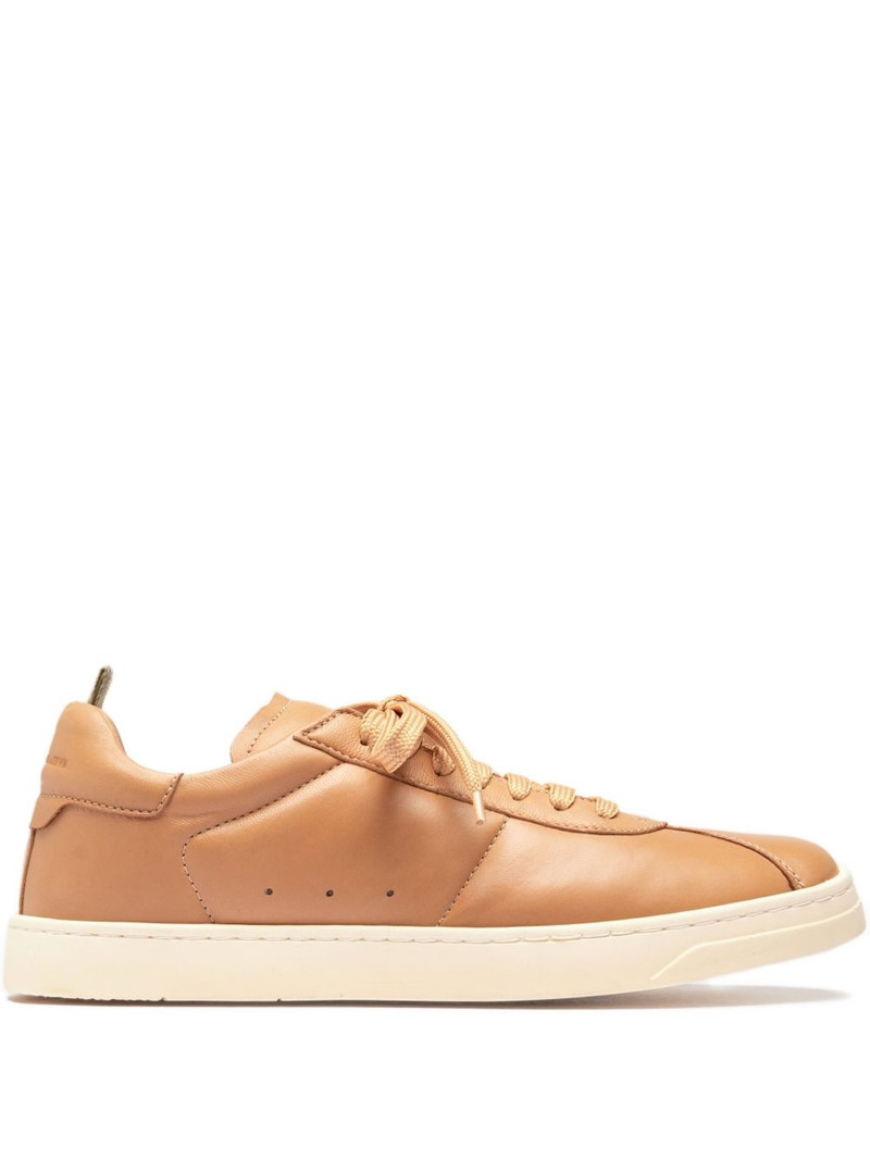 leather lace-up sneakrs 1