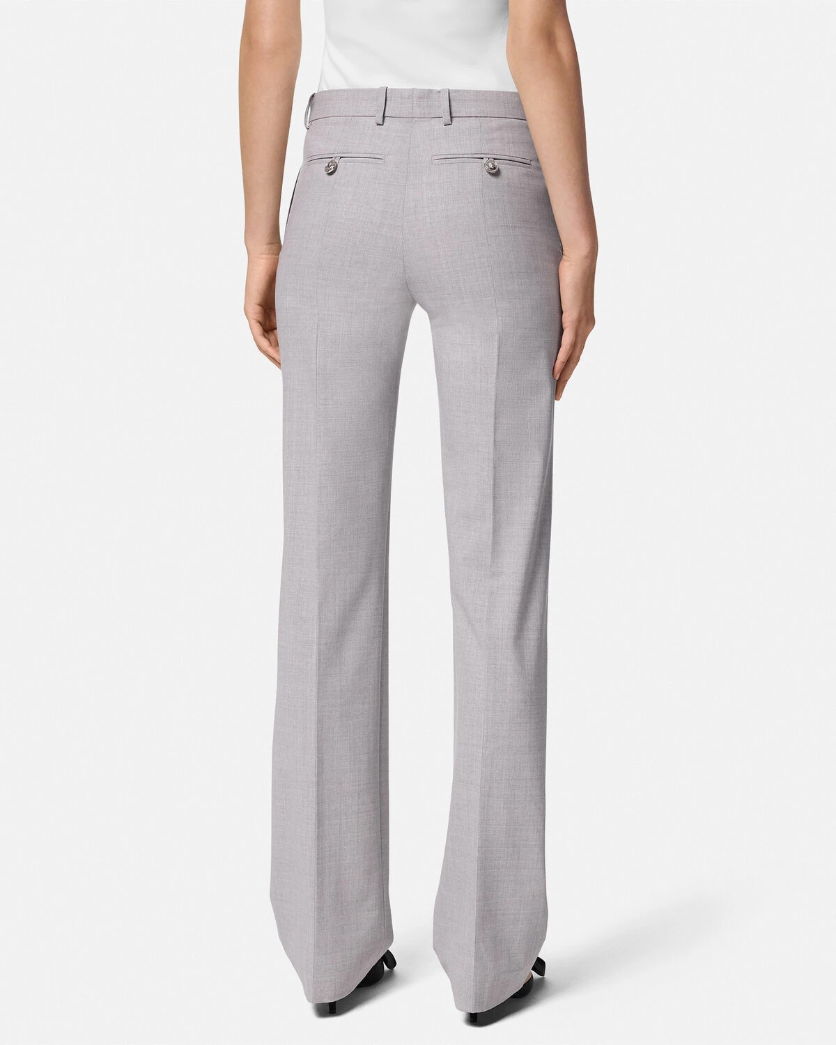 Mélange Straight-Leg Pants - 5