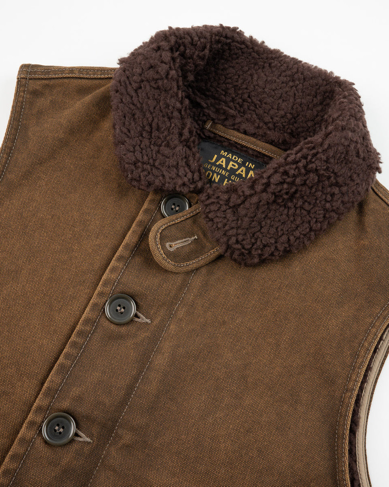 12OZ DUCK N1 DECK VEST - BROWN 6