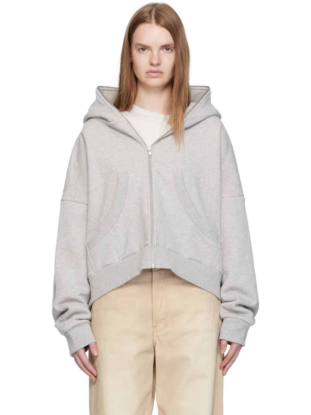 Gray Eternal Zip Hoodie - 1