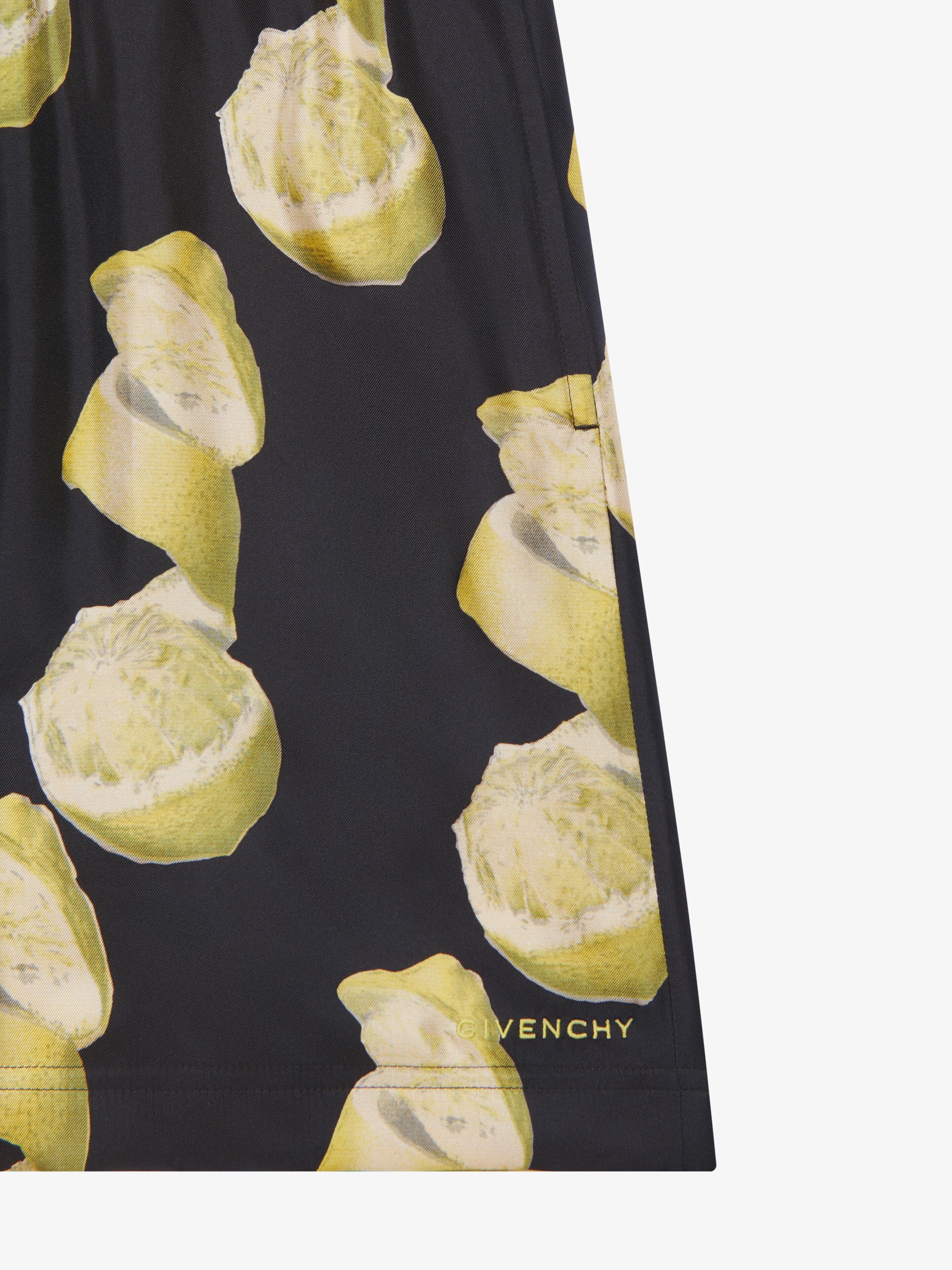 BERMUDA SHORTS IN PRINTED SILK - 2